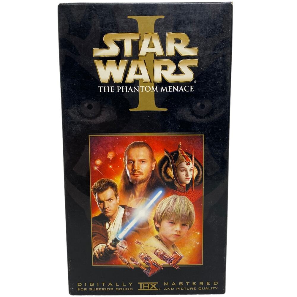 Star Wars I Phantom Menace VHS